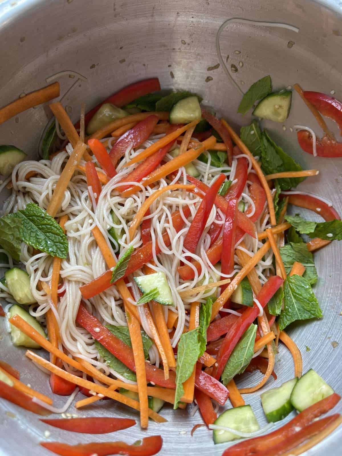 mixed noodle salad