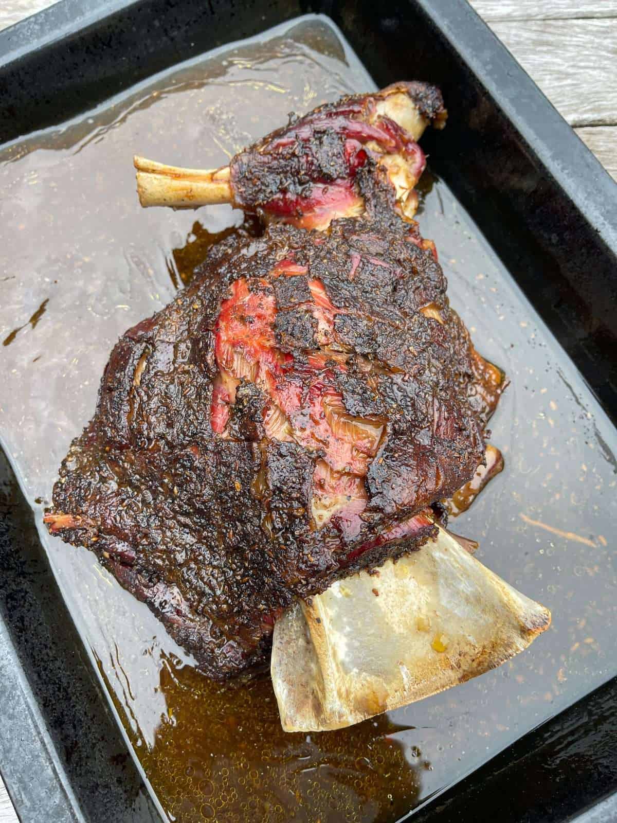 smoked lamb shoulder