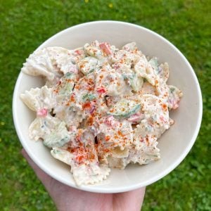 tuna & sun dried tomato pasta salad