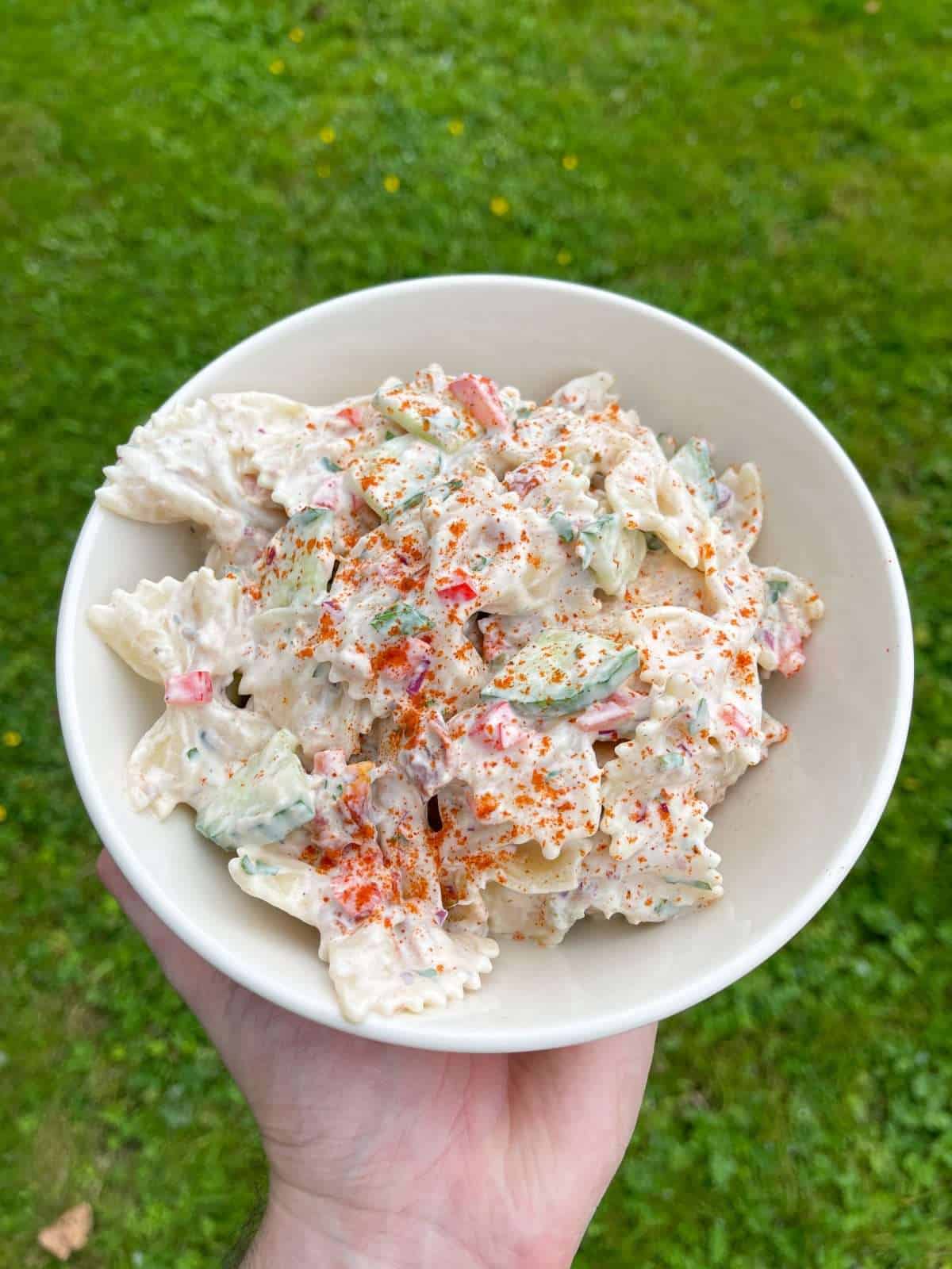 tuna & sun dried tomato pasta salad