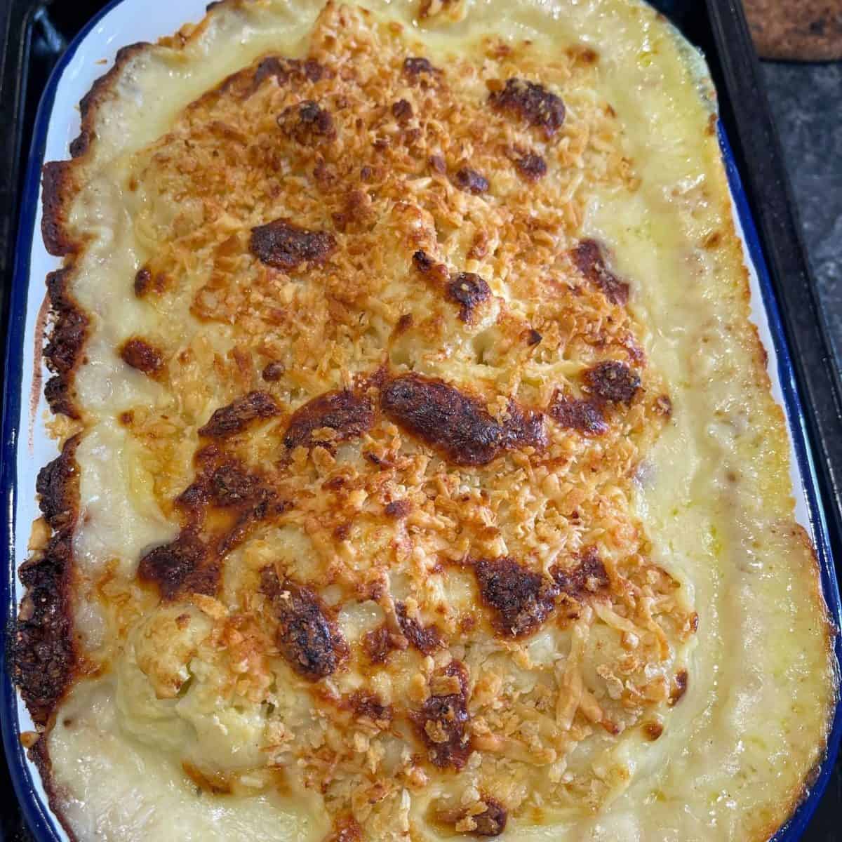 3 cheese cauliflower cheese