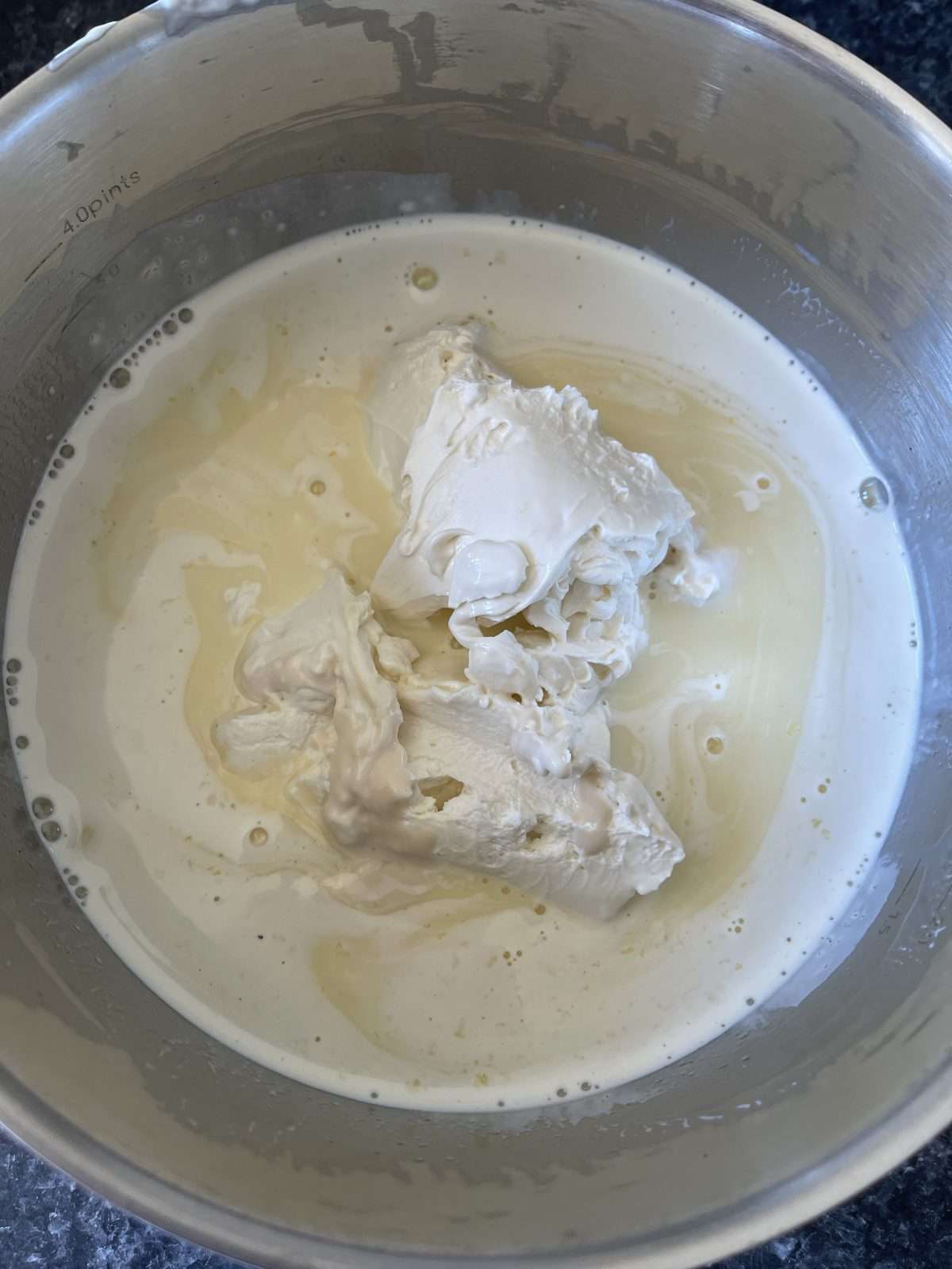mascarpone custard