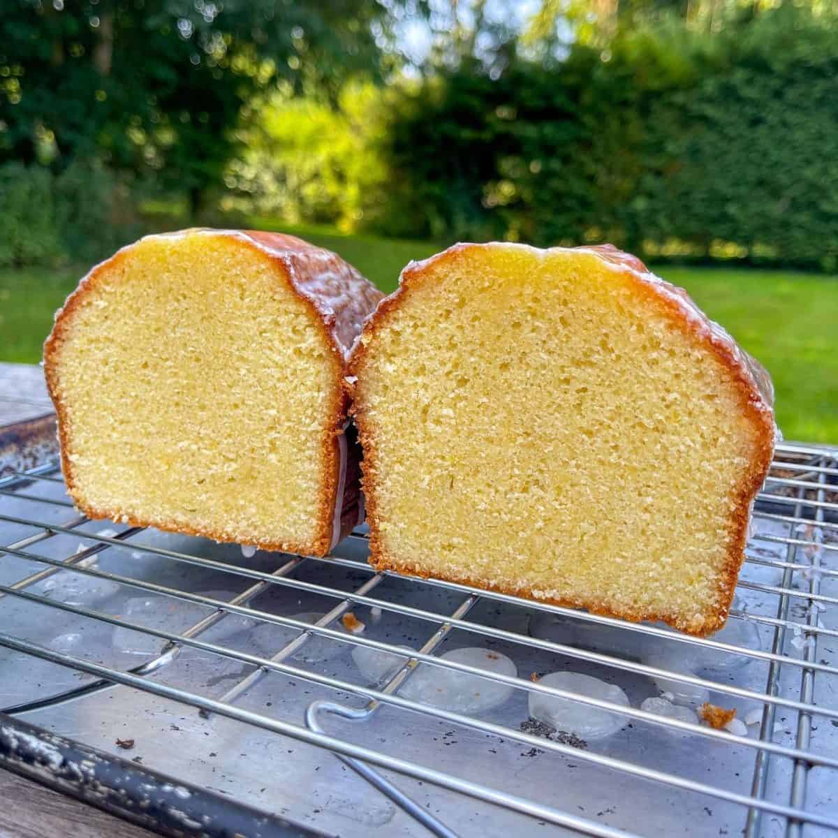 rapeseed oil lemon drizzle loaf cake