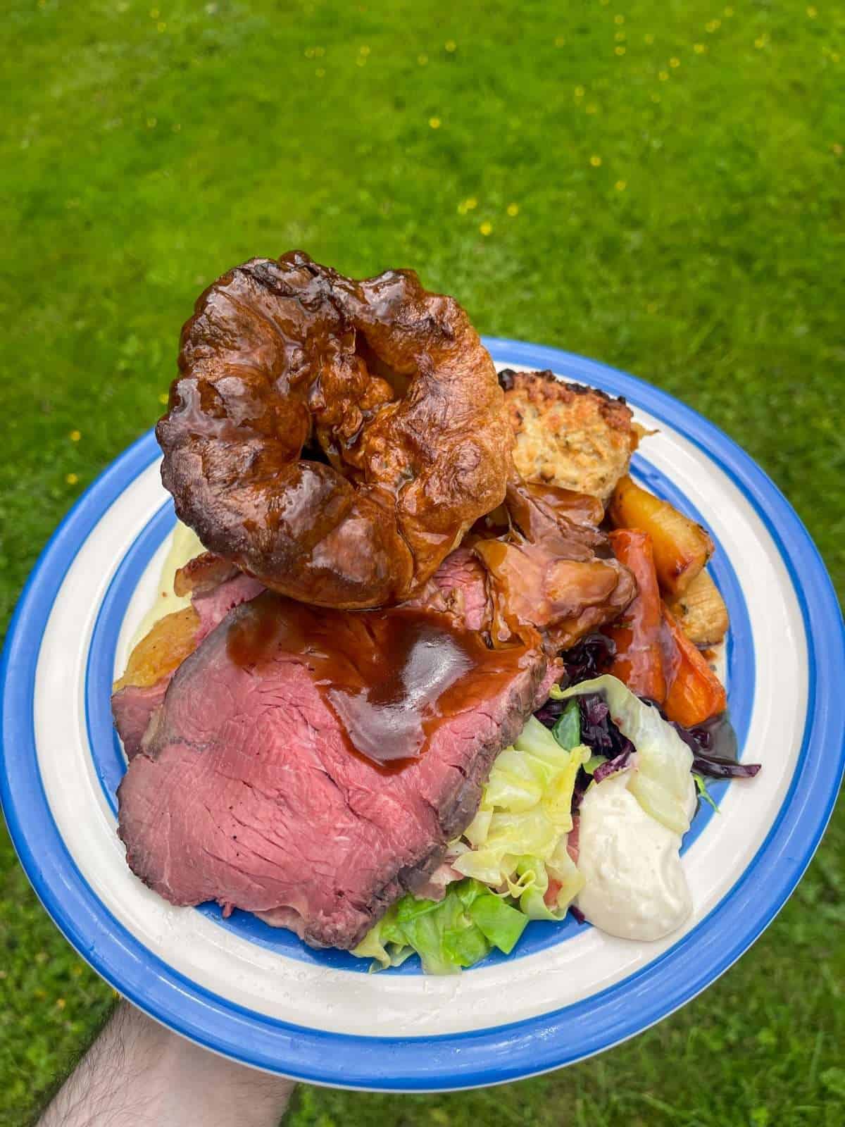 homemade roast beef dinner