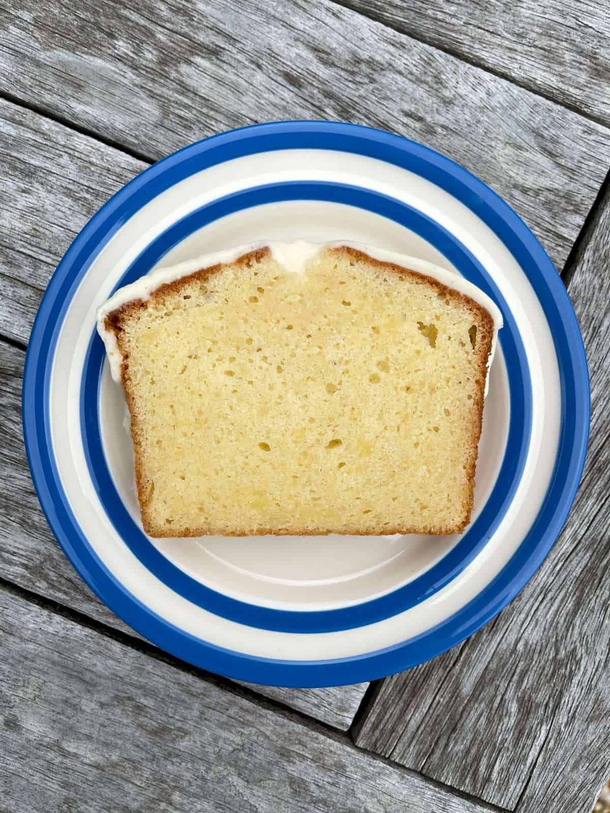 slice of pound cake