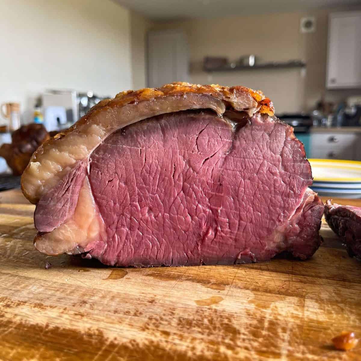 slow roasted sirloin of beef