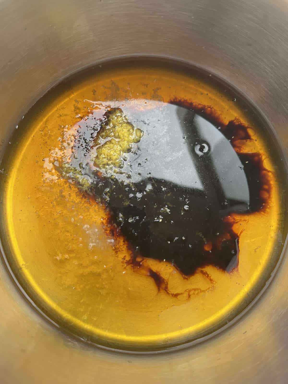 syrups & lemon for tart filling