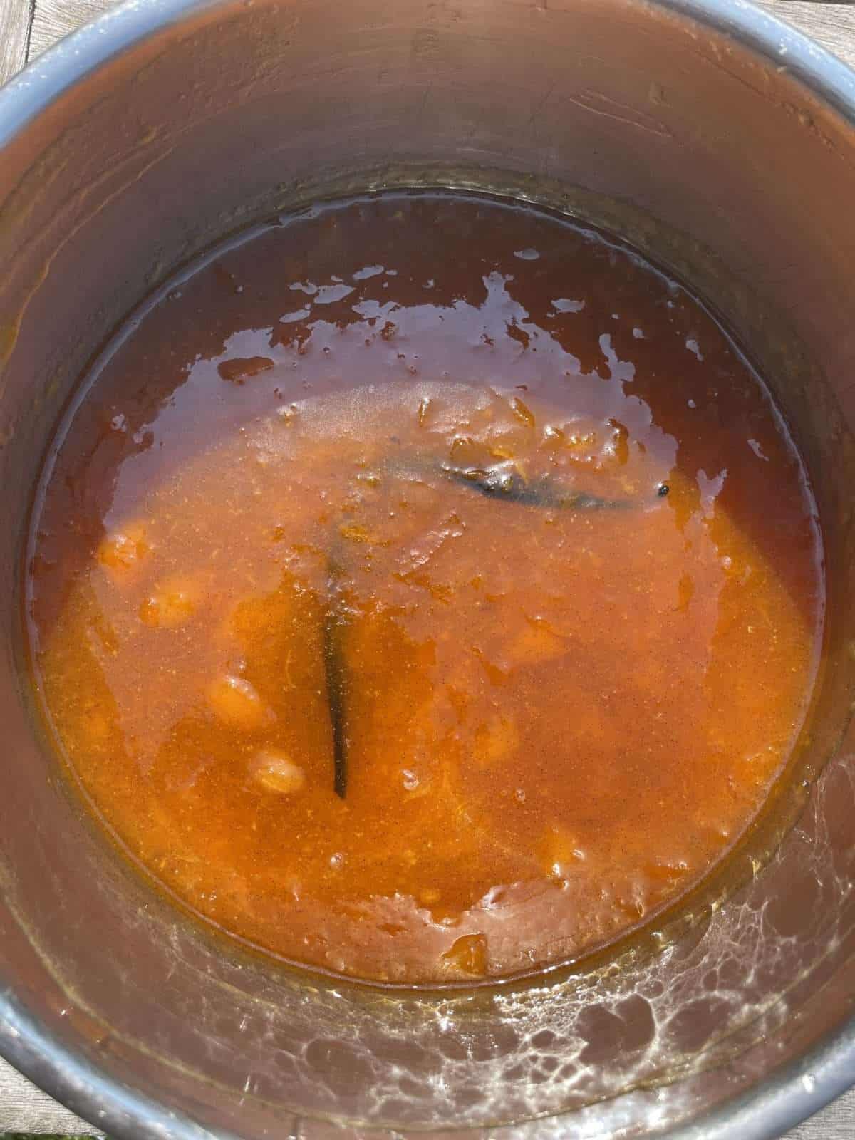 cooked apricot jam