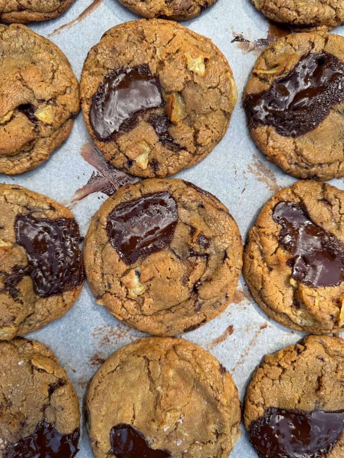 tray of potato chip cookies