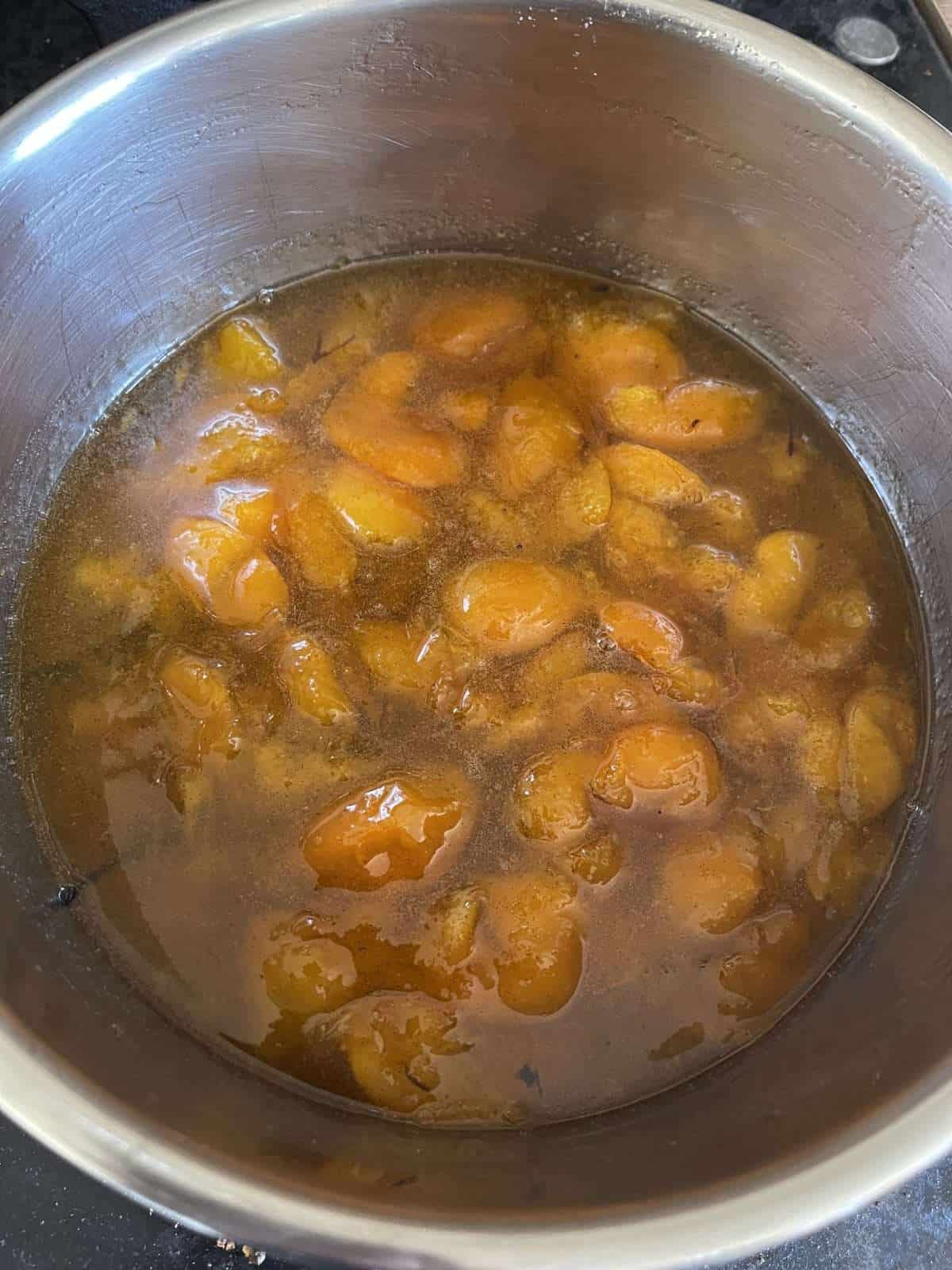 cooked down fruit for jam