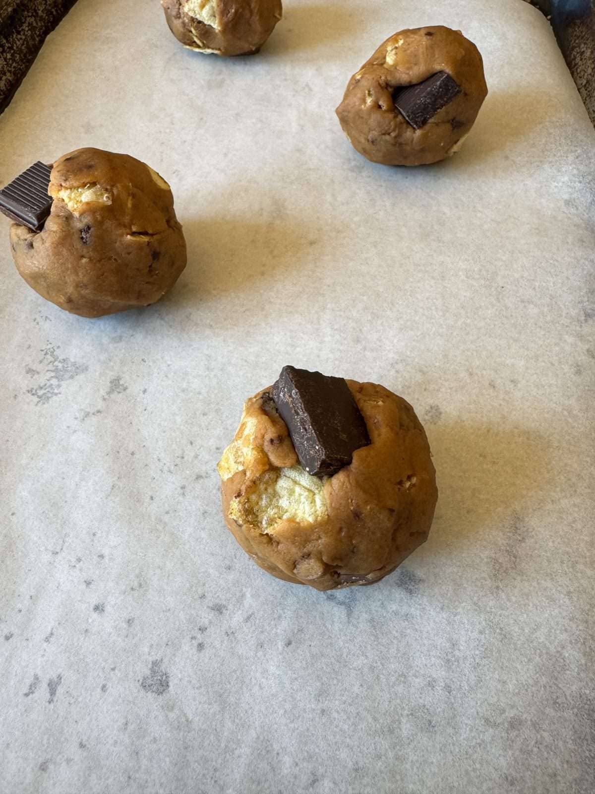 cookie dough balls