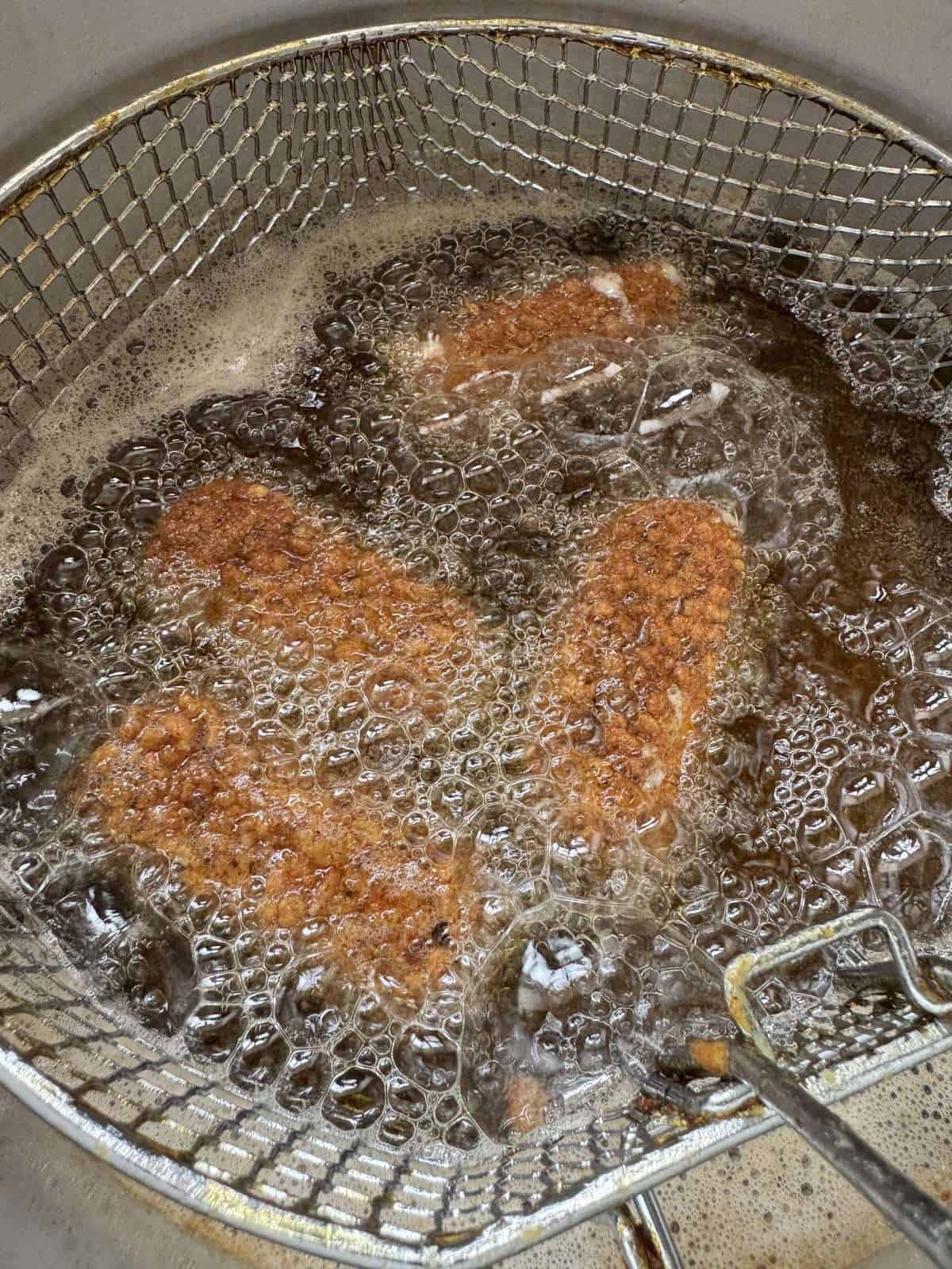 frying mozzarella