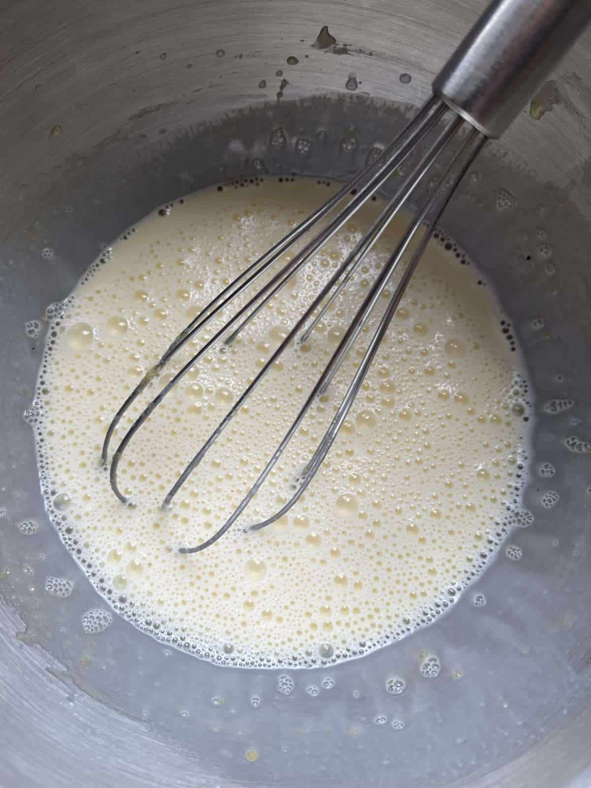 tempered egg yolks