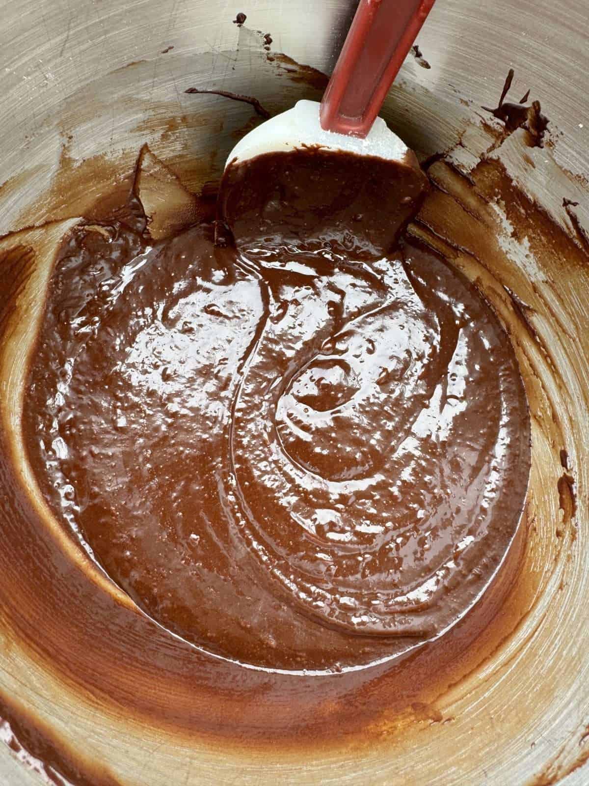 chocolate brownie batter