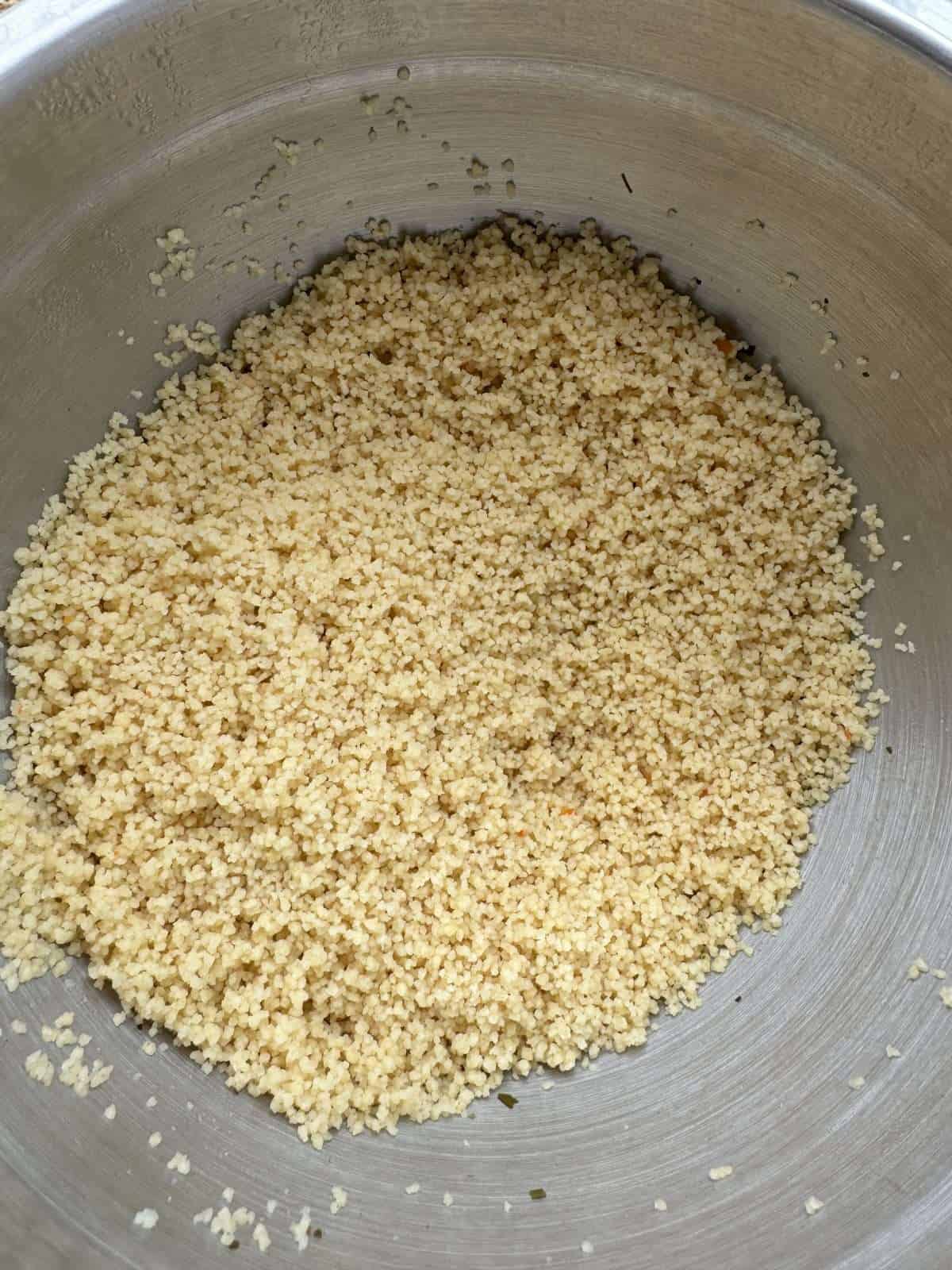 fluffed up couscous