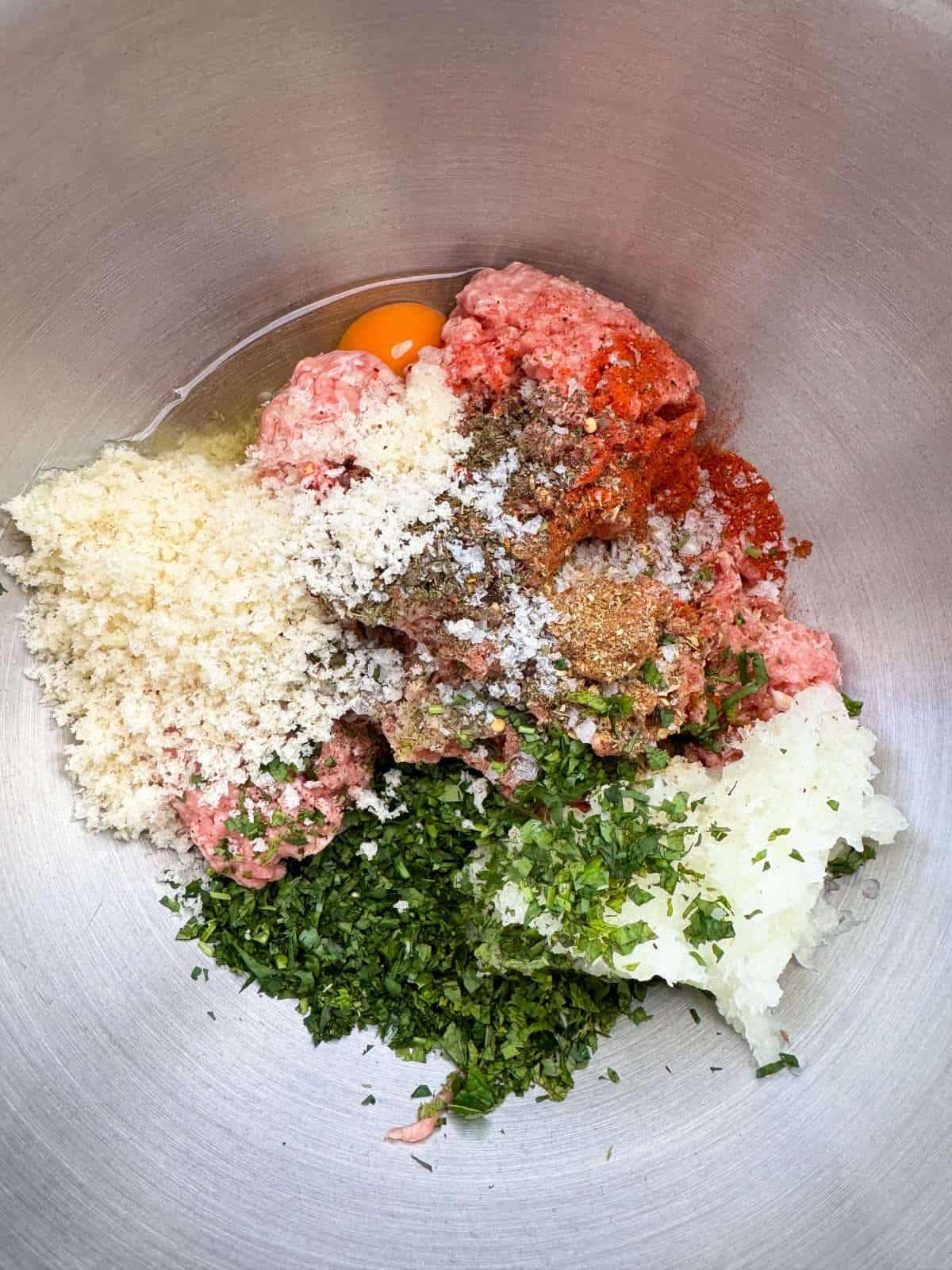 ingredients for lamb koftas