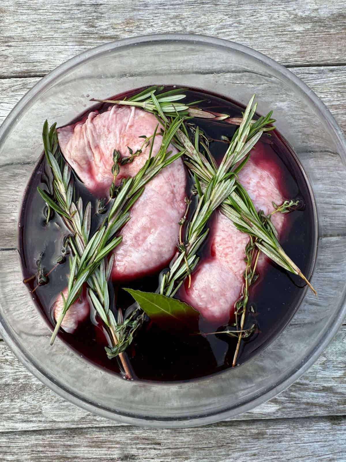 red wine chicken marinade