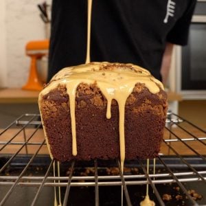 double brown butter streusel pumpkin bread