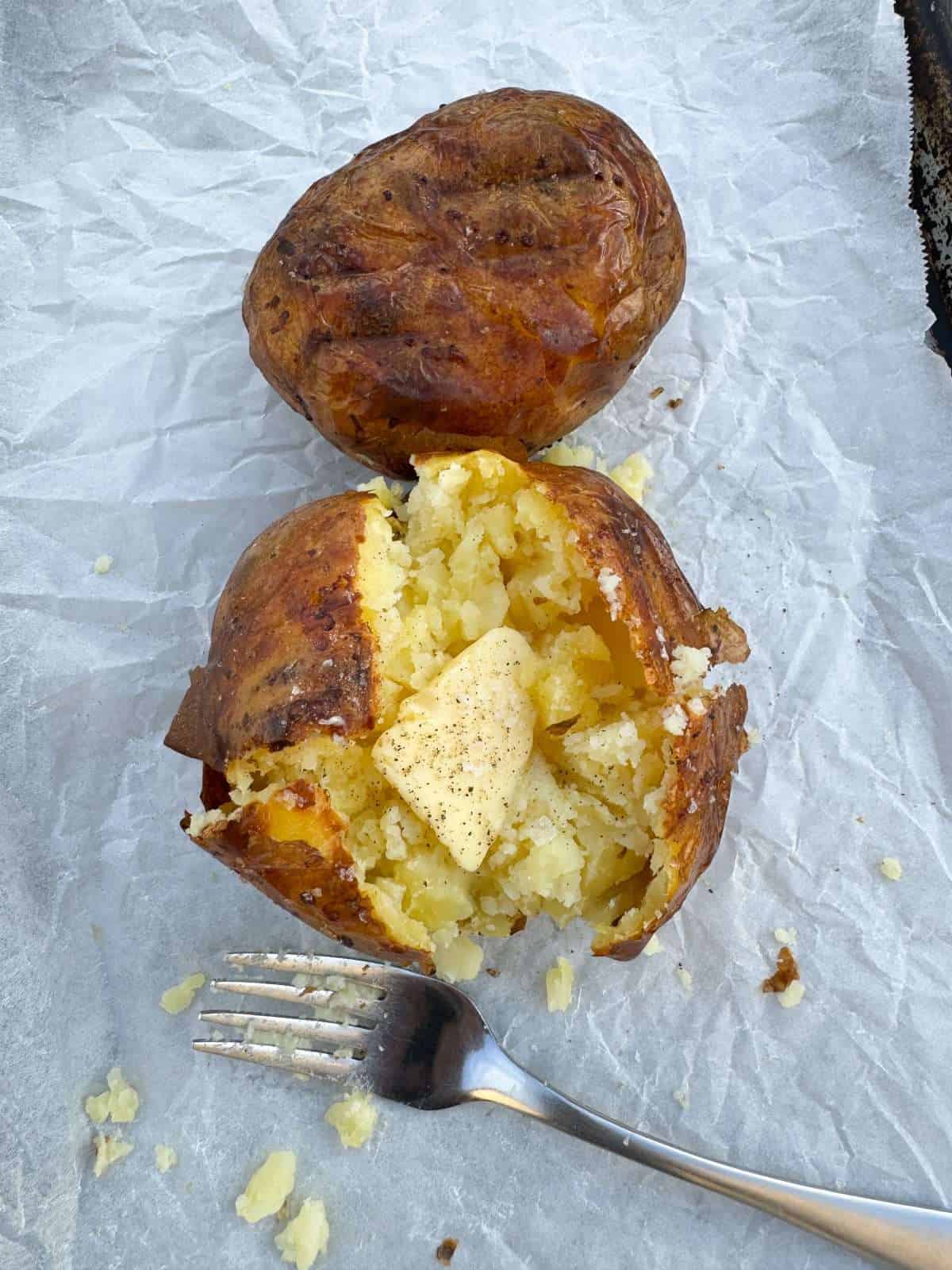 goose fat baked potatoes