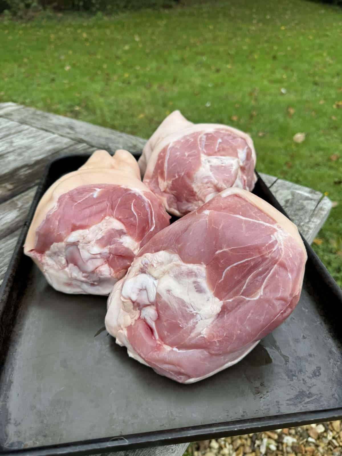 soaked ham hocks