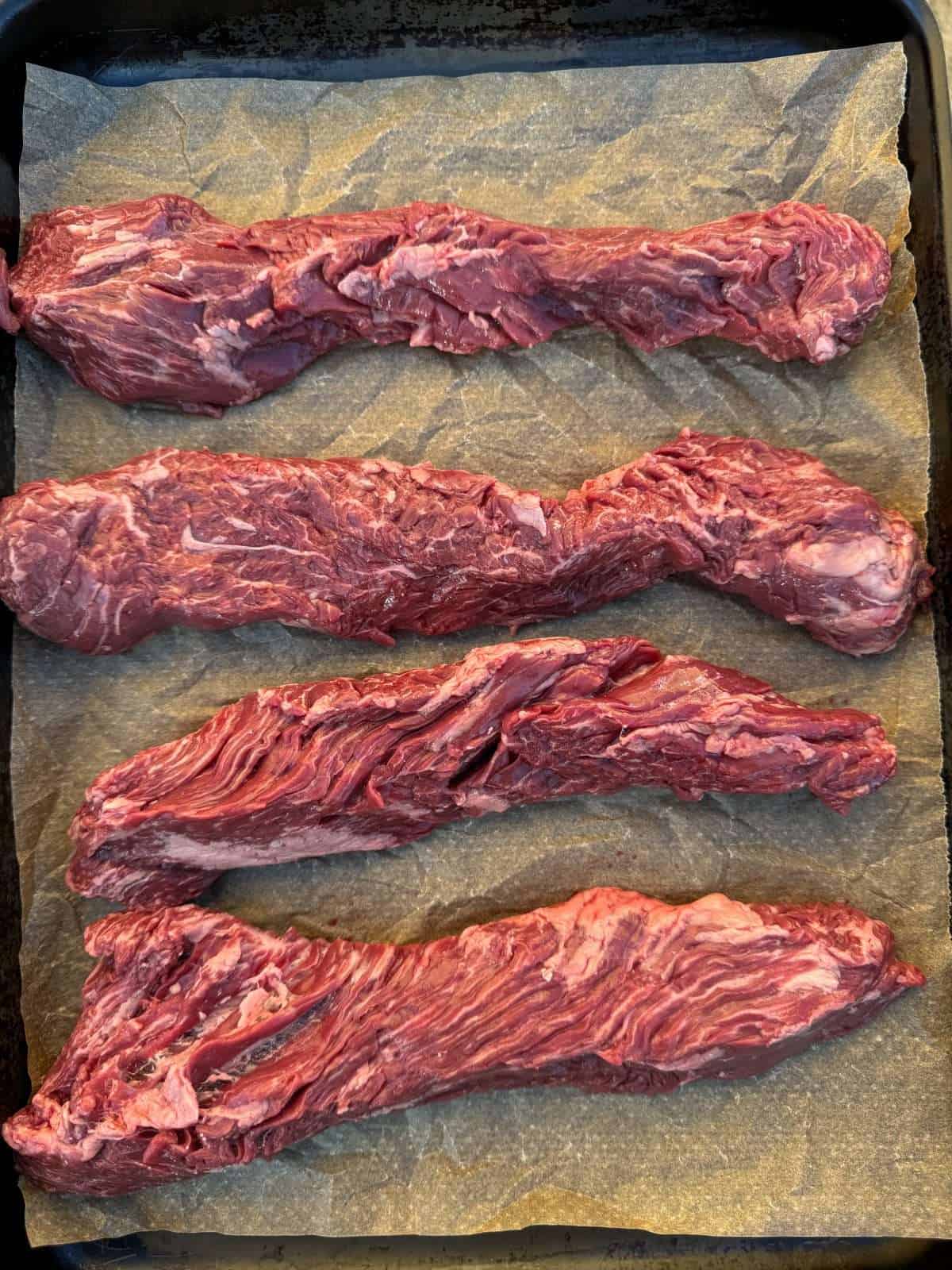 hanger/onglet steaks