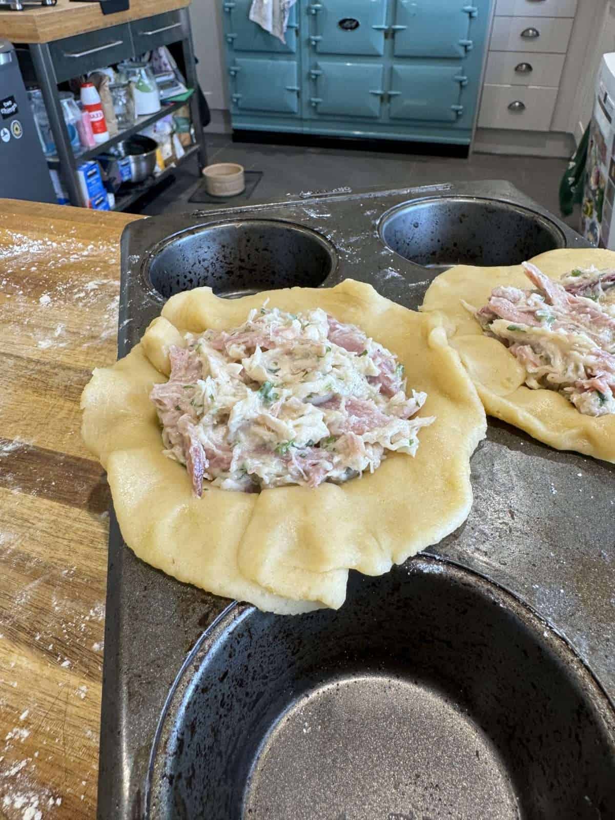 individual pie assembly