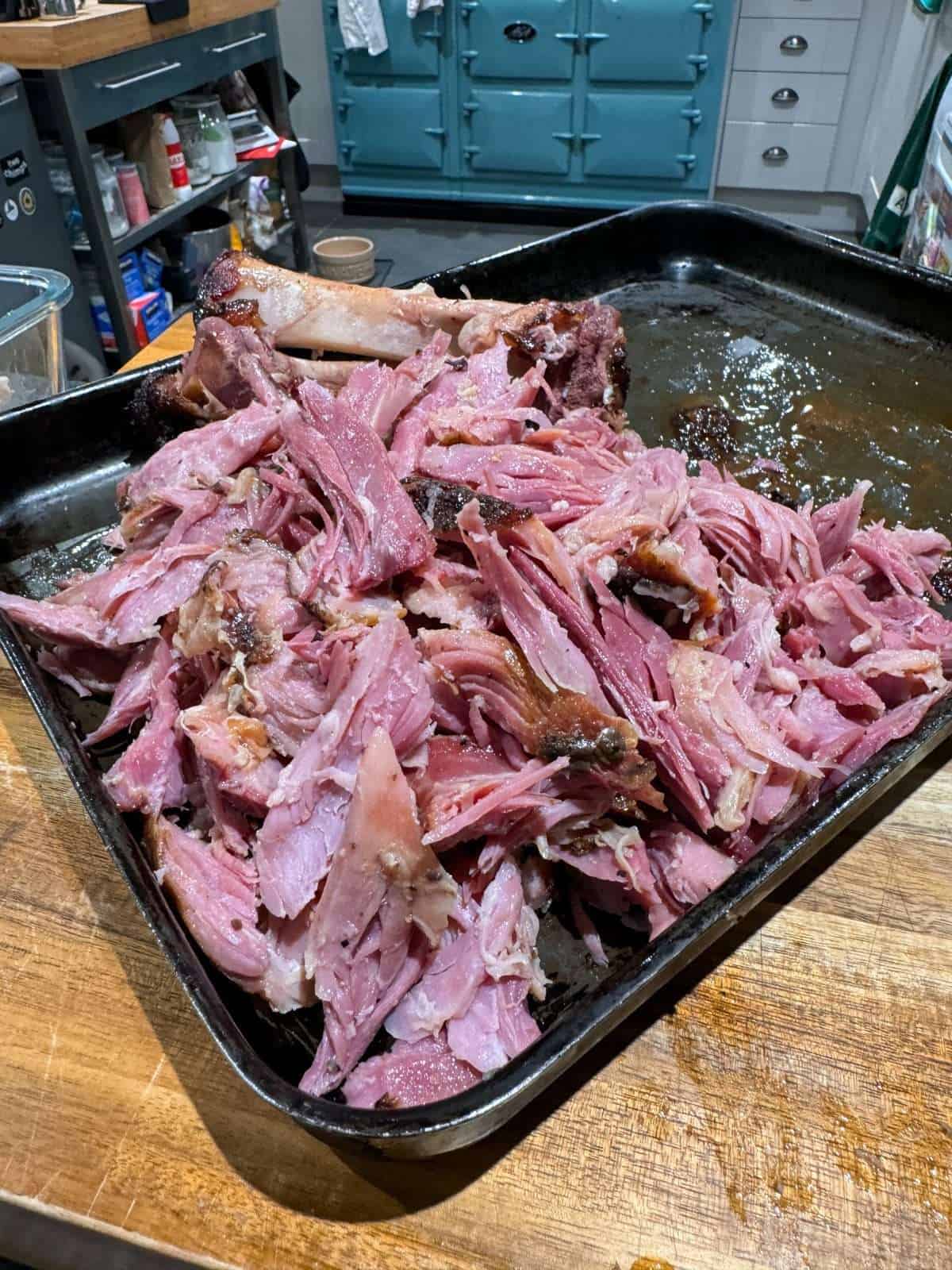 pulled ham hocks