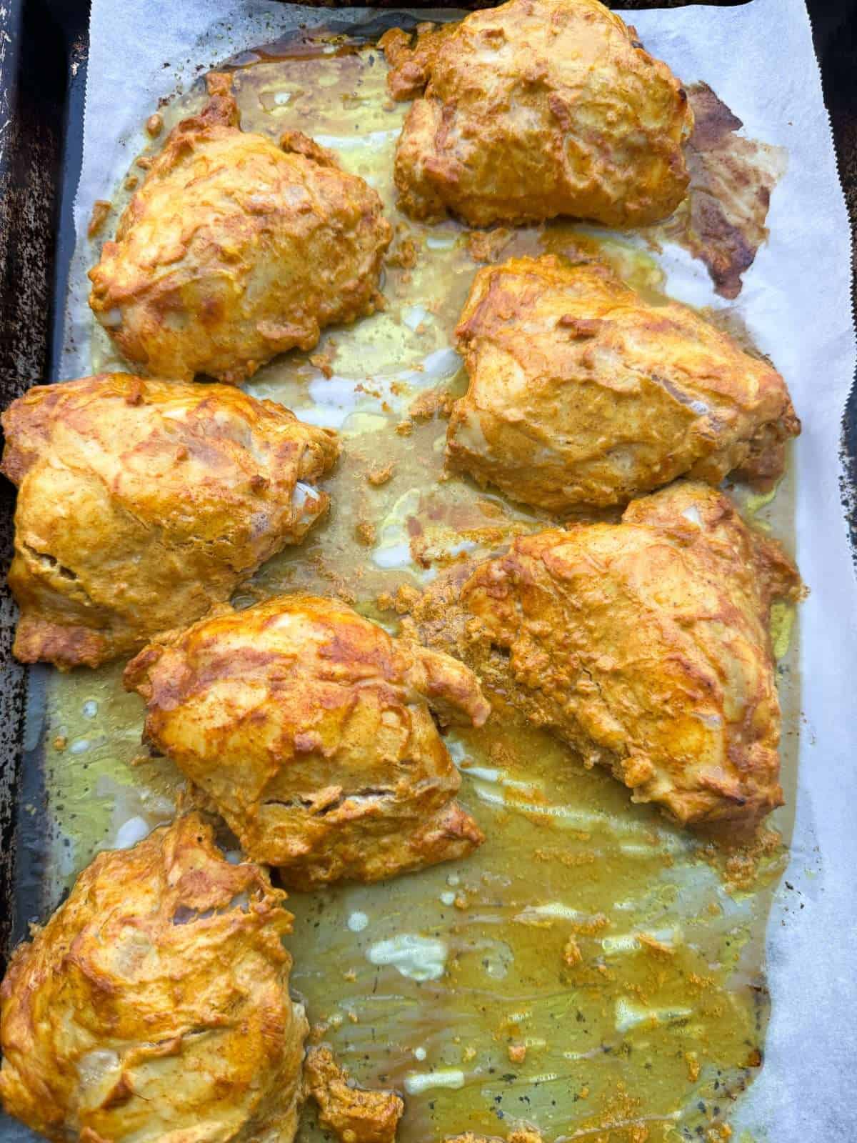 roasted chicken thighs