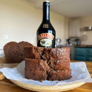 Baileys gingerbread loaf cake