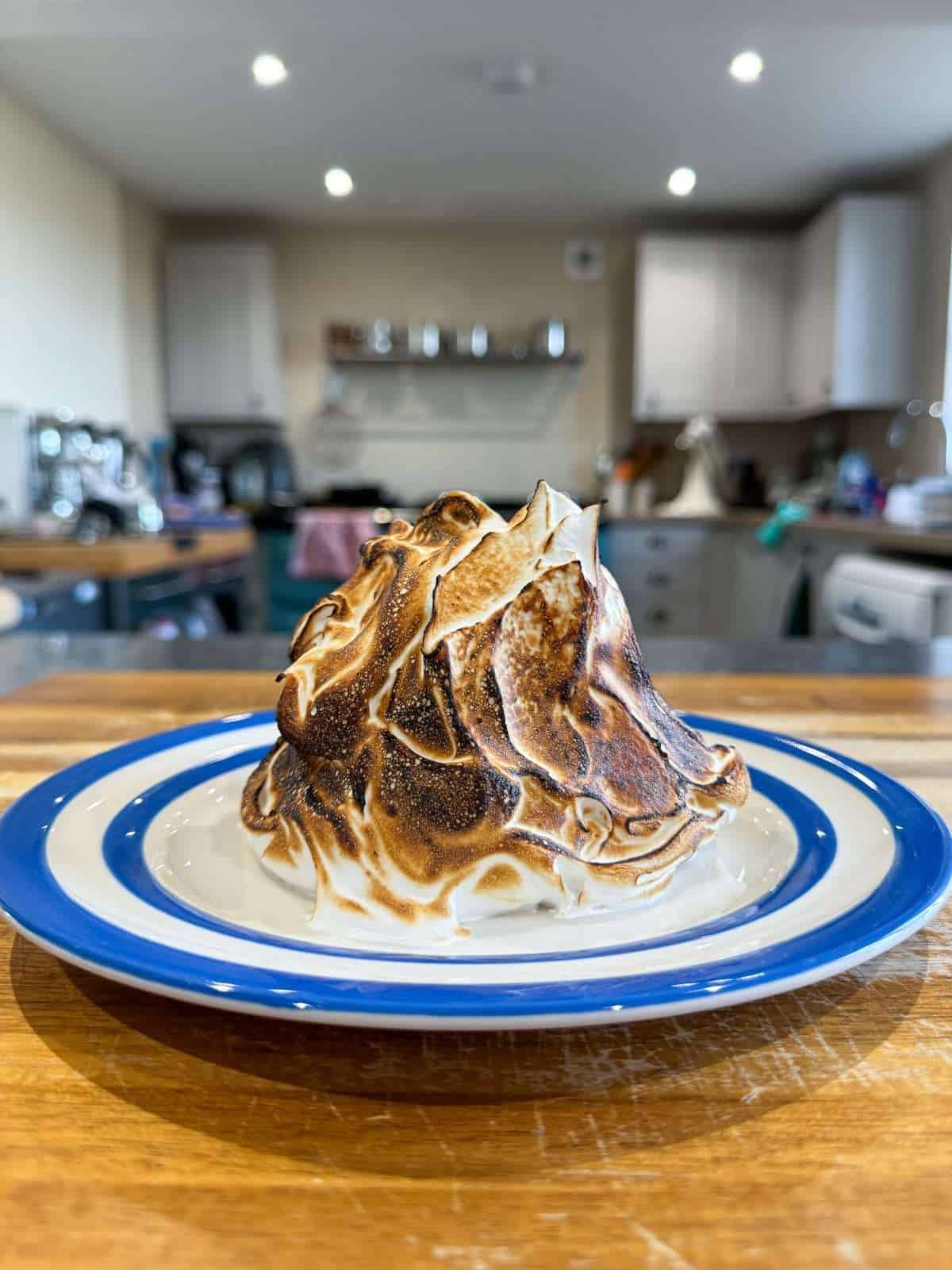 individual festive baked alaska