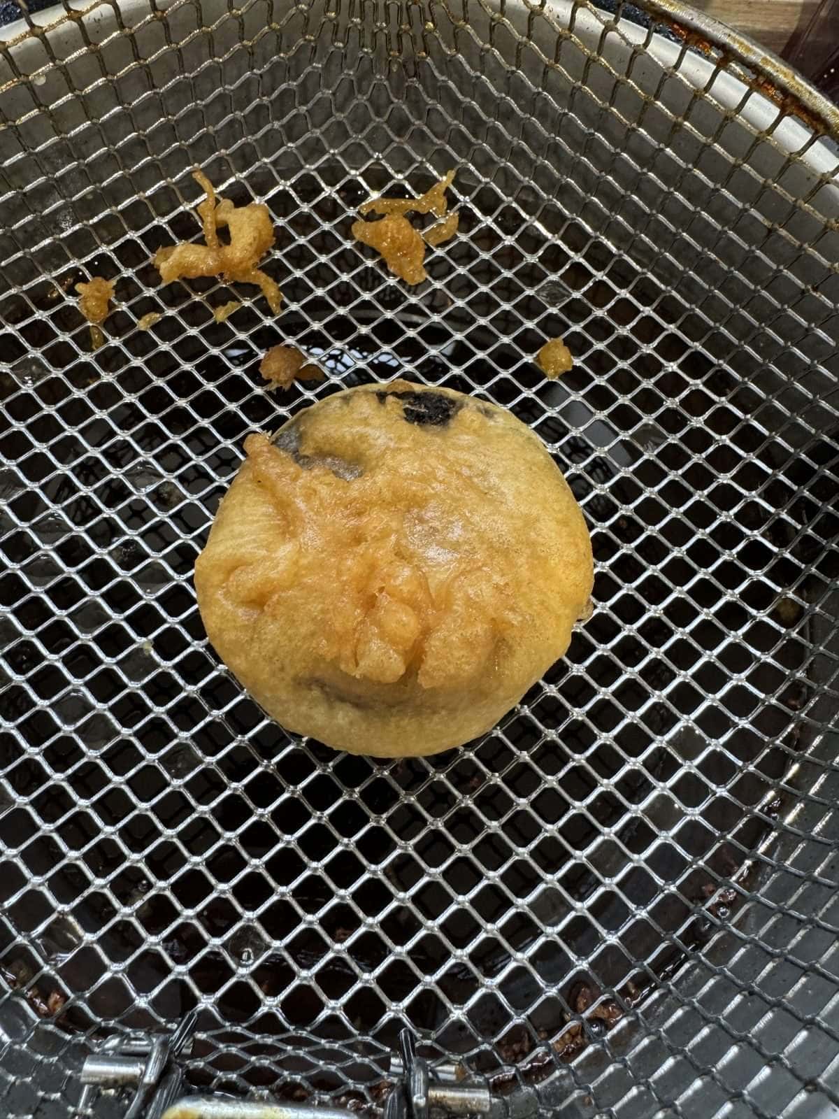 deep fried black pudding fritter