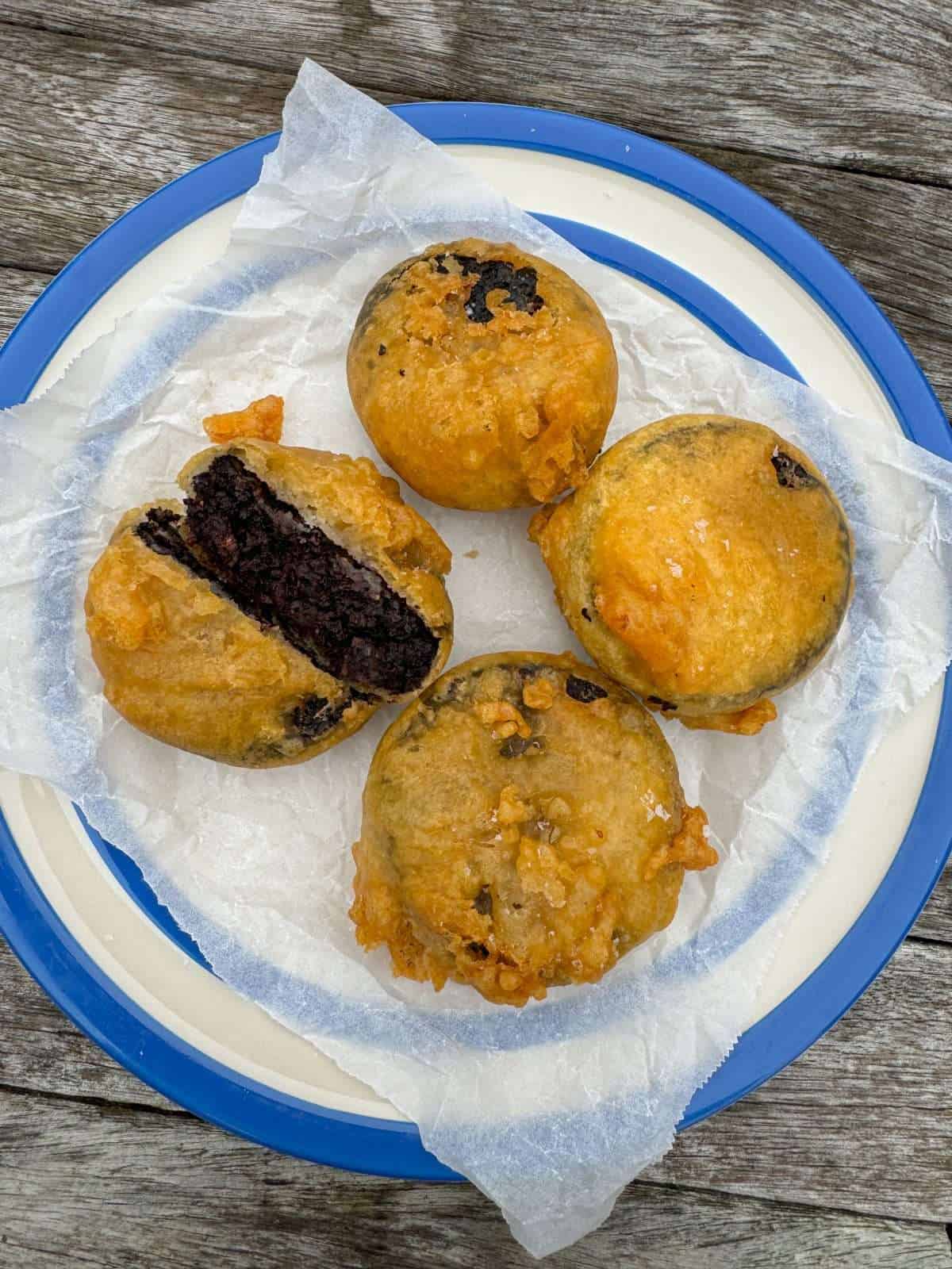battered black pudding