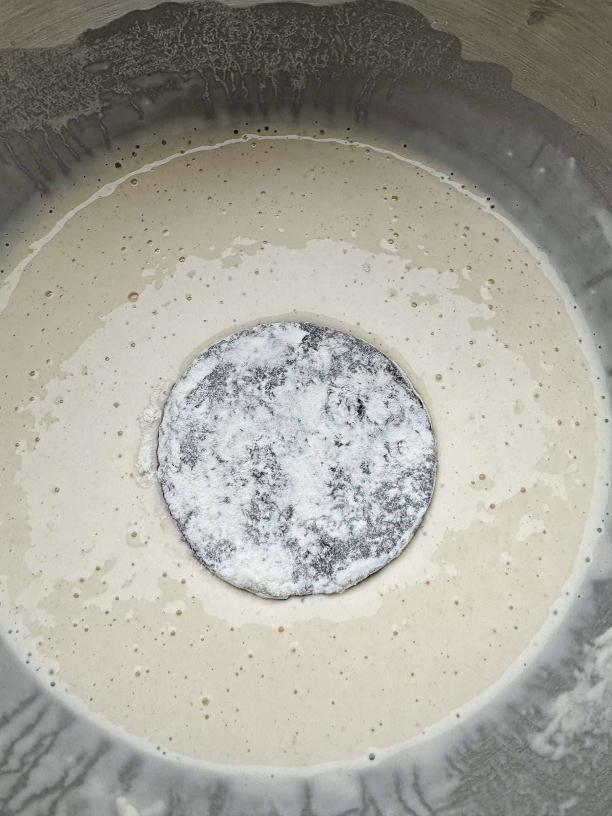 black pudding in beer batter