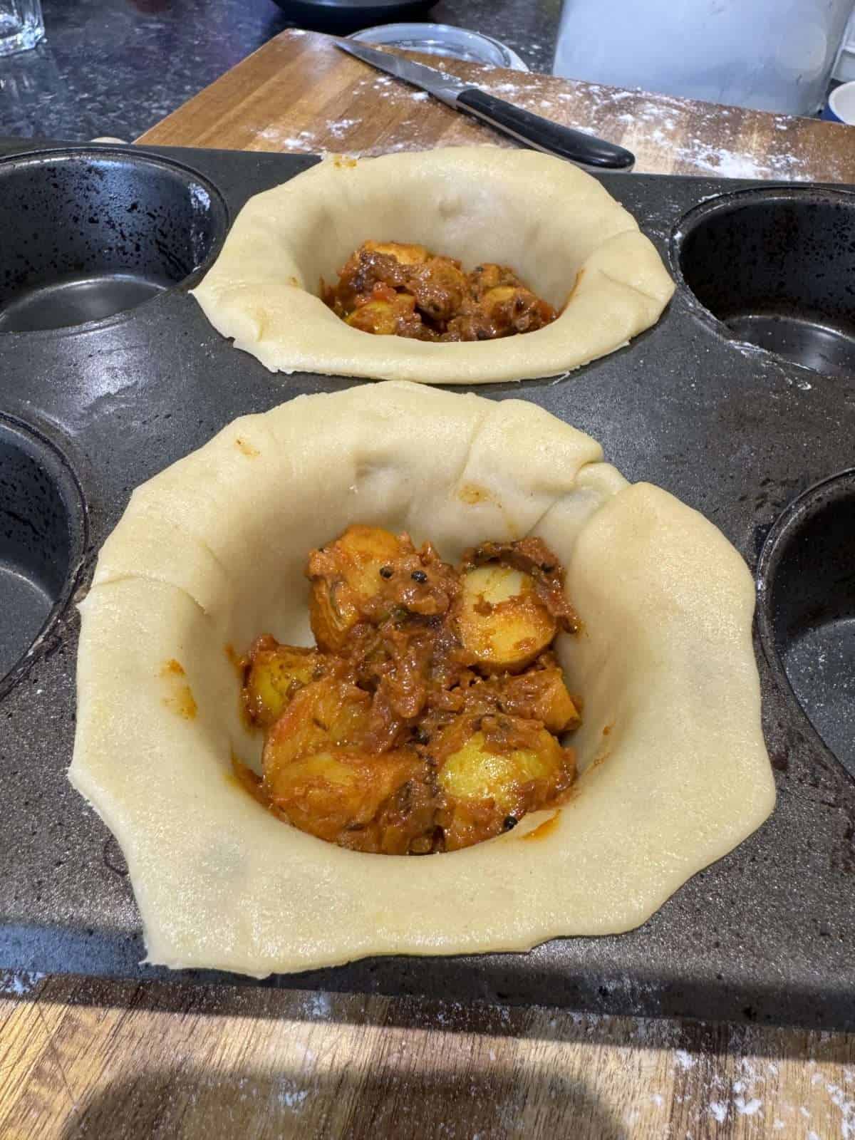 bombay pie filling