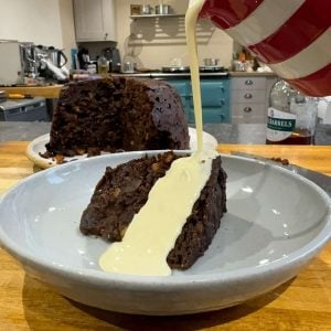 brandy & vanilla custard