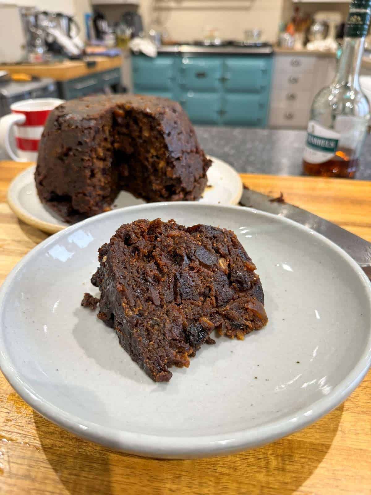 slice of xmas pudding