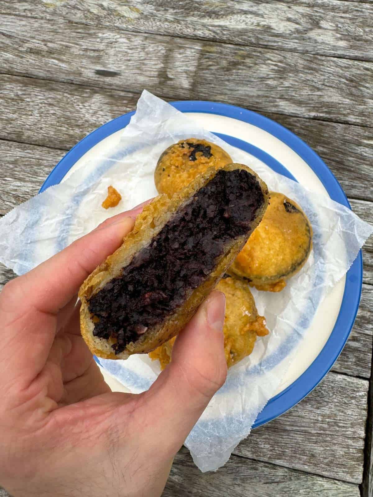 deep fried black pudding