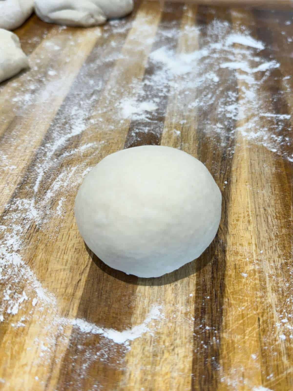 shaped dough ball
