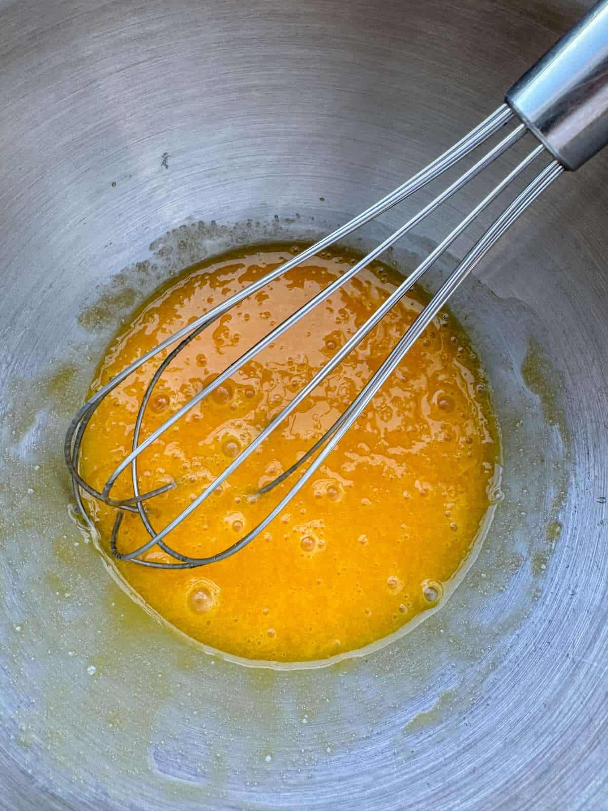egg yolks & sugar