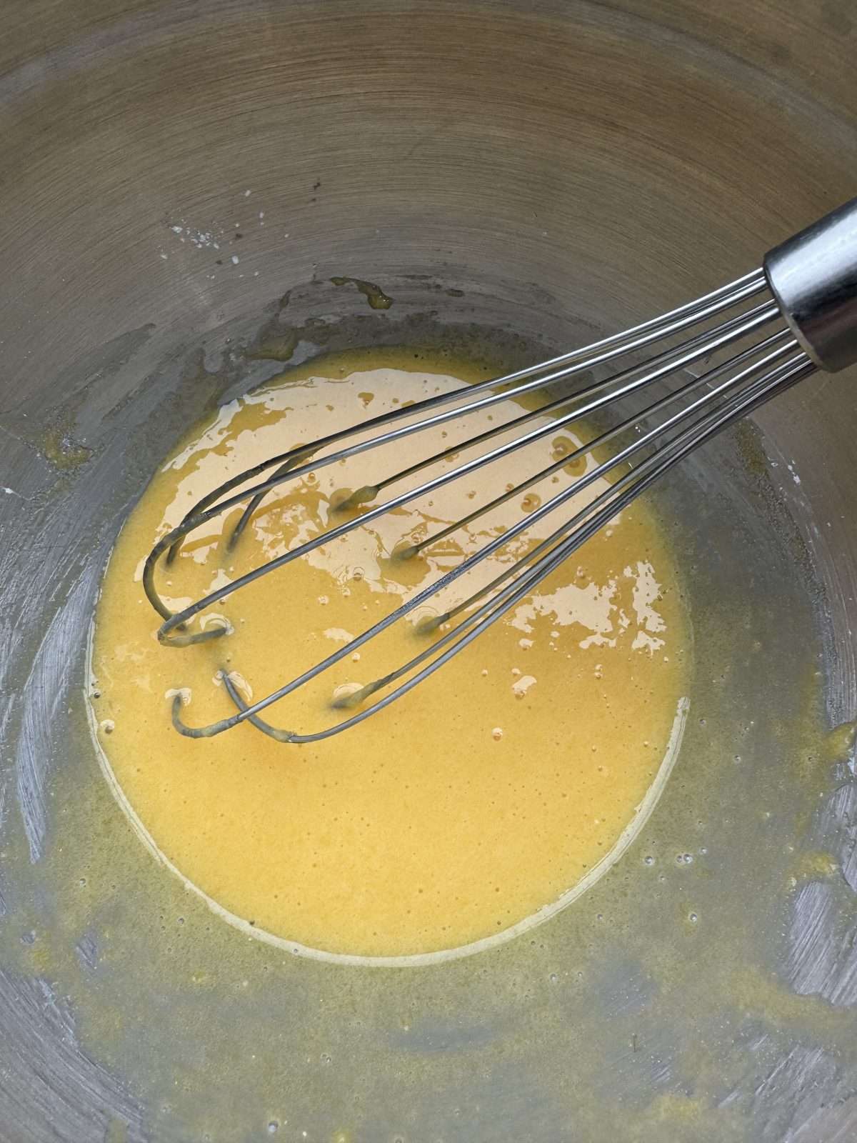 eggs yolks with cornflour