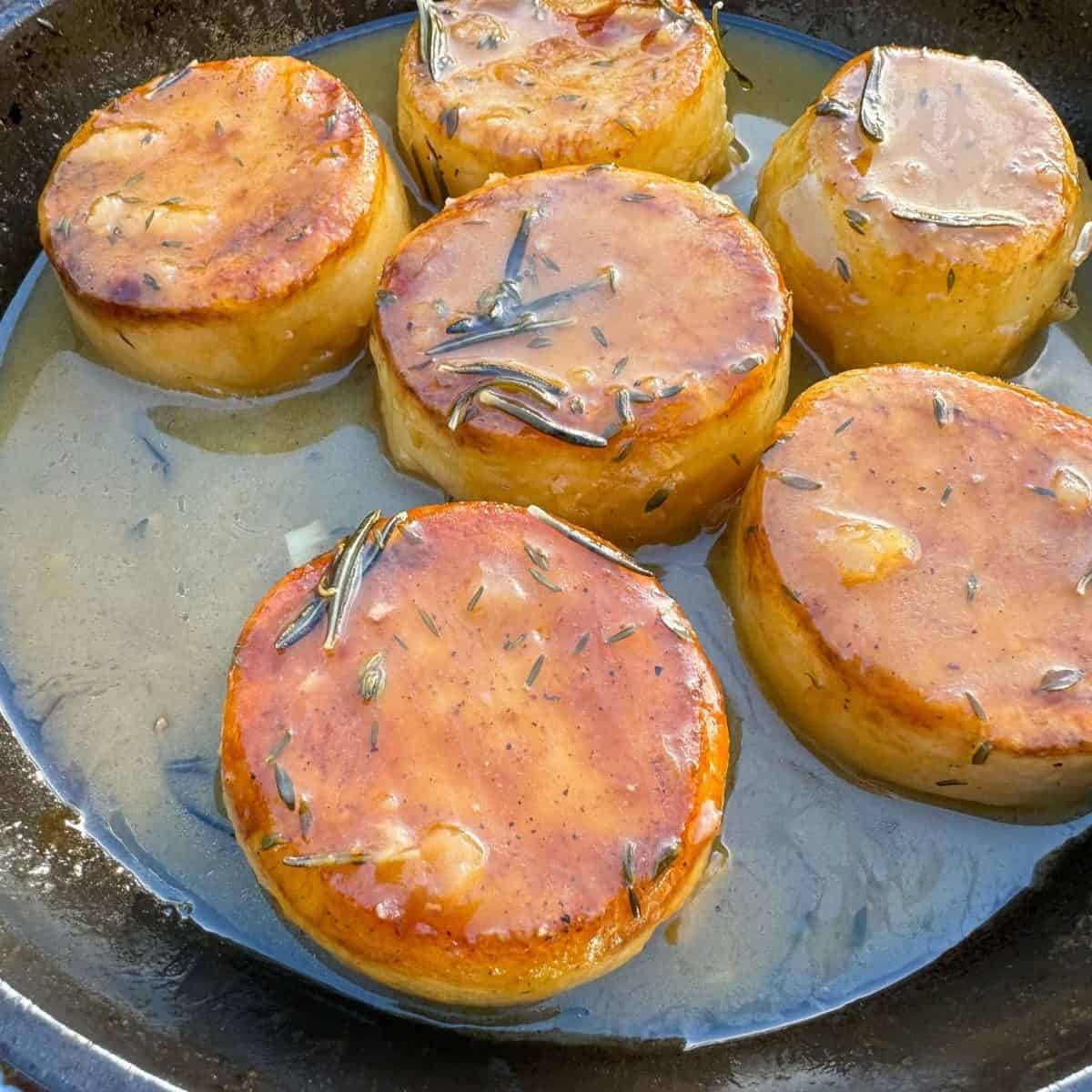 restaurant style fondant potatoes