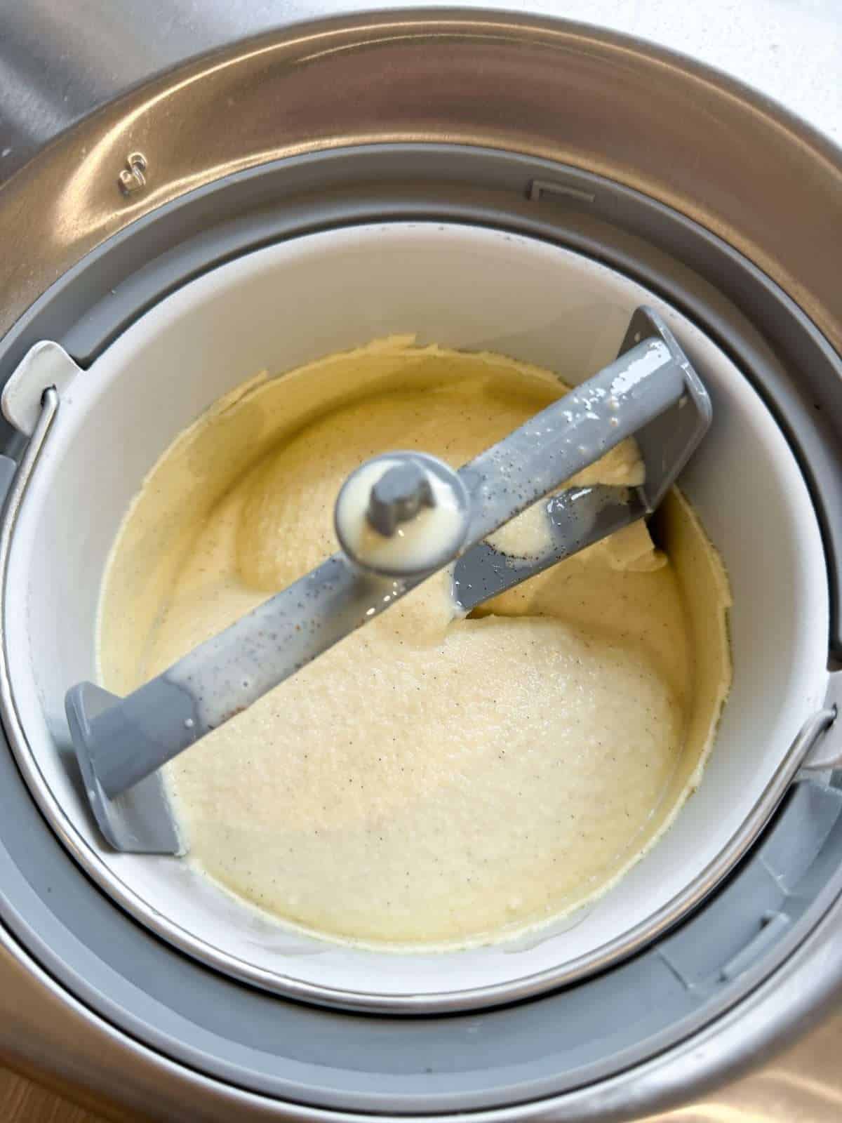 brandy butter ice cream churning