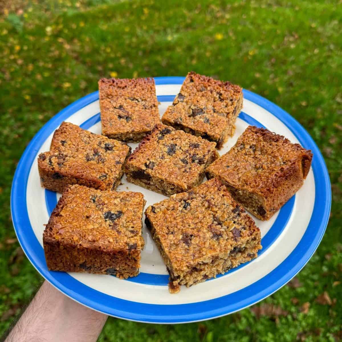 leftover Christmas pudding flapjacks