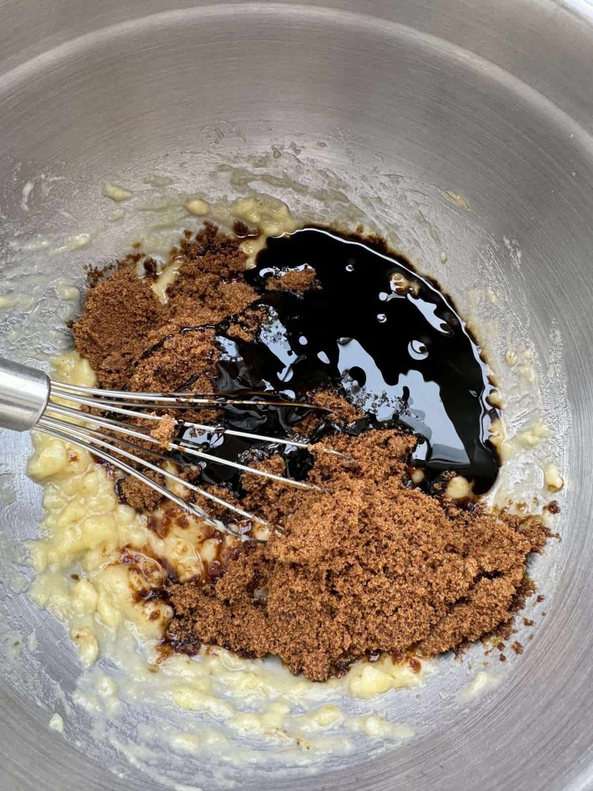 mashed bananas for sponge cake