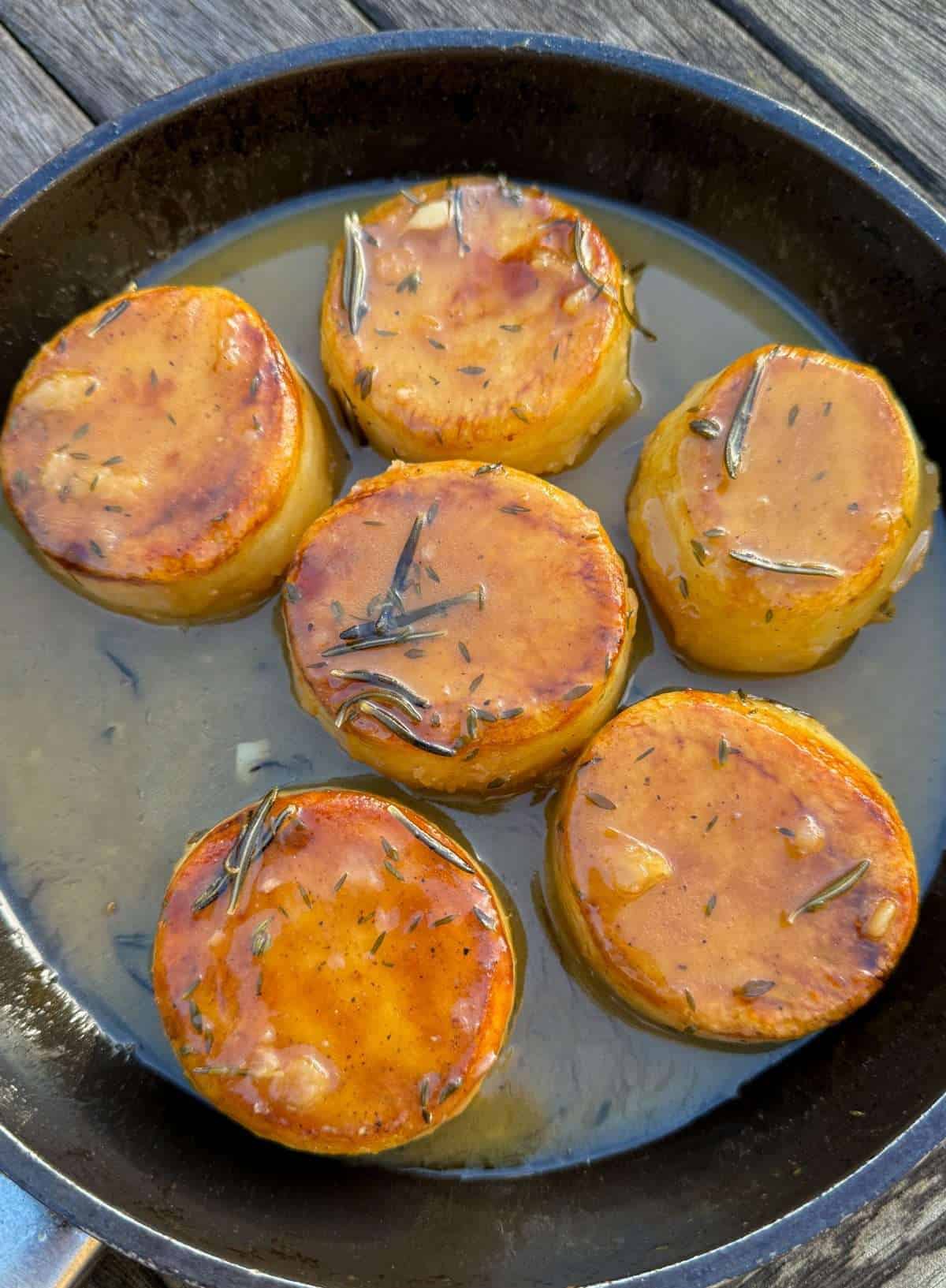 melting potatoes