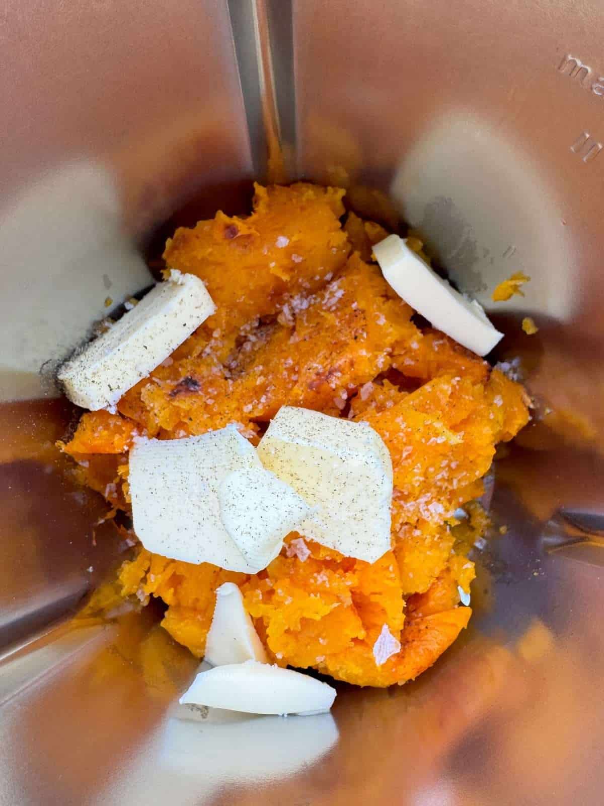 squash and butter for blending