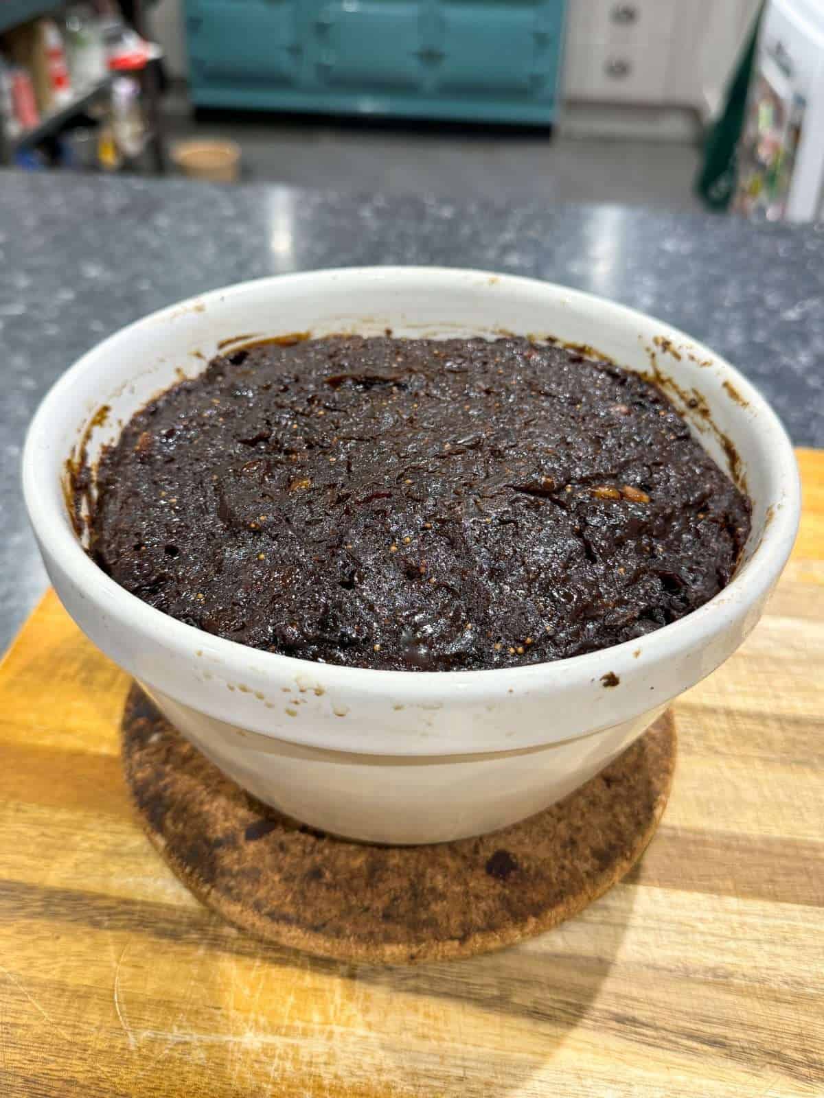 Christmas pudding initial steam