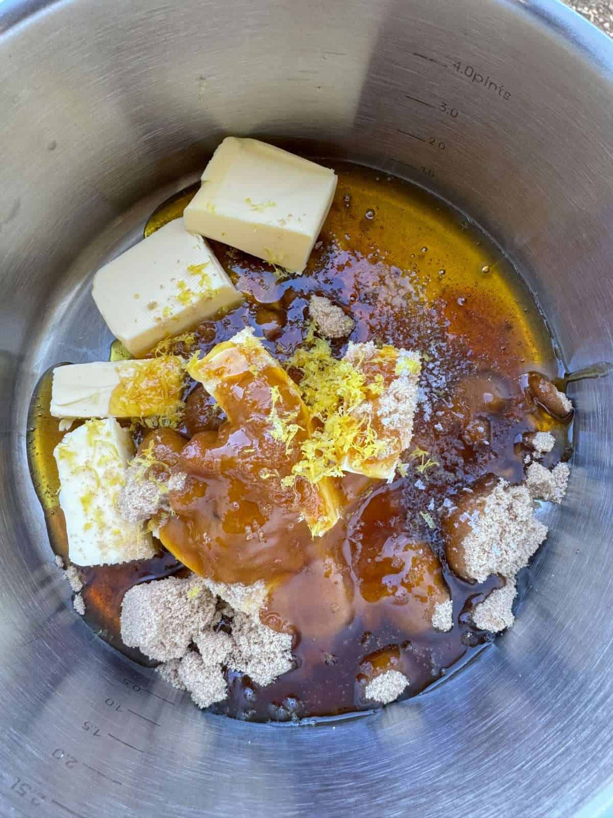 syrup & butter for flapjack