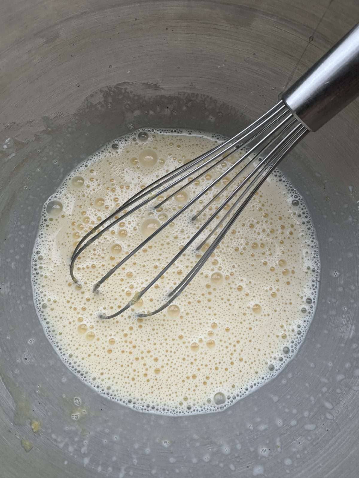 tempered egg yolks