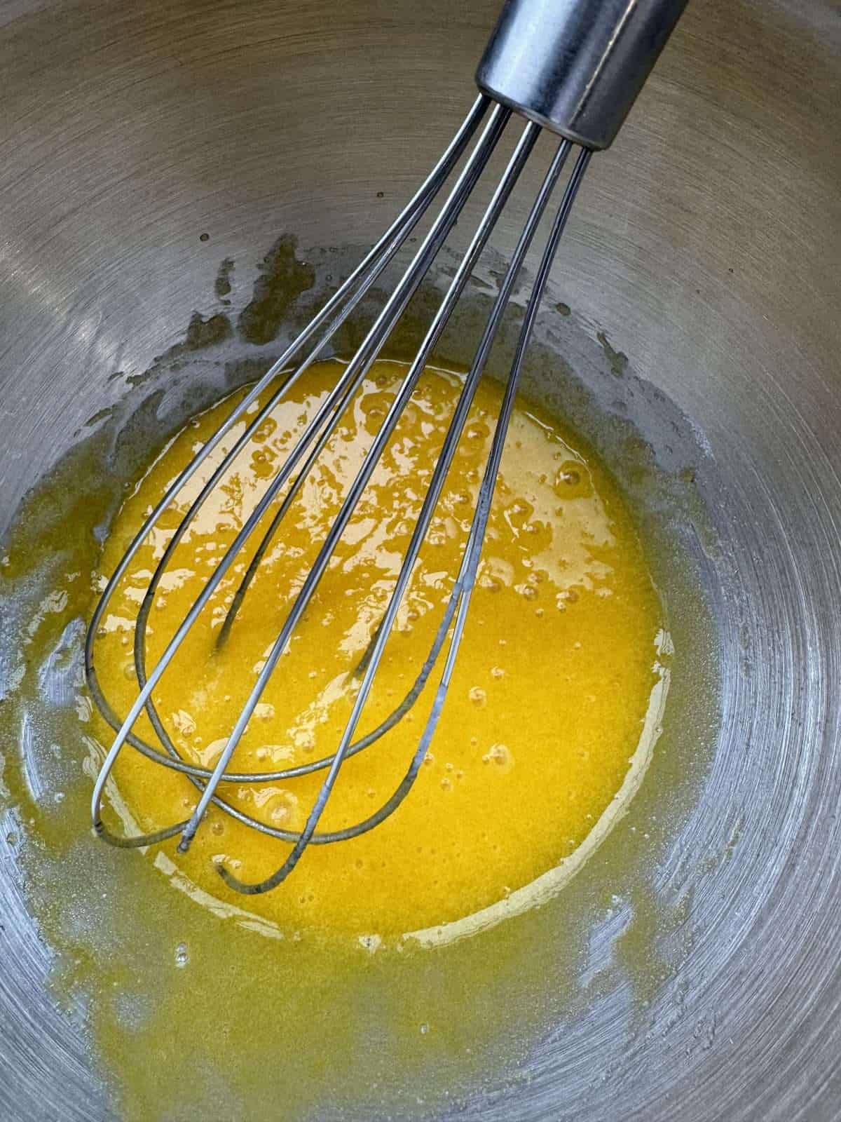 egg yolks & sugar